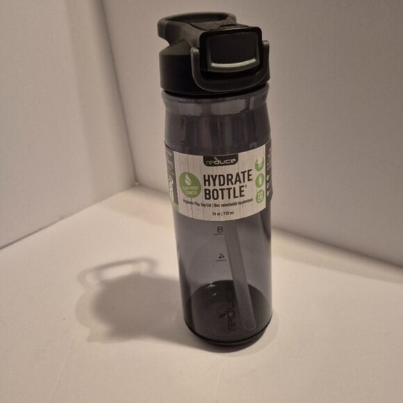 Reduce hydrate 24oz black leakproof water bottle, New - Picture 1 of 8